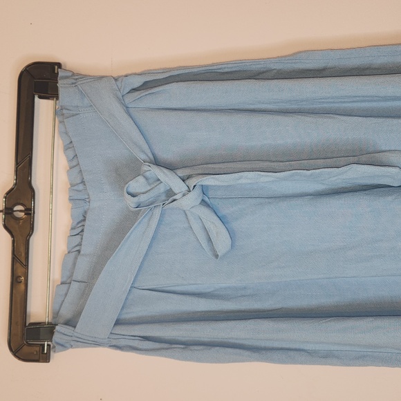 SIENNA SKY Women's Light Blue Wide-Leg Pants, size L - Picture 3 of 12